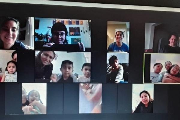 A screenshot of 11 different groups or individuals in a Zoom meeting